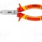 Cleşti izolaţi semirotunzi drepţi universali alungiţi 180mm NEO TOOLS