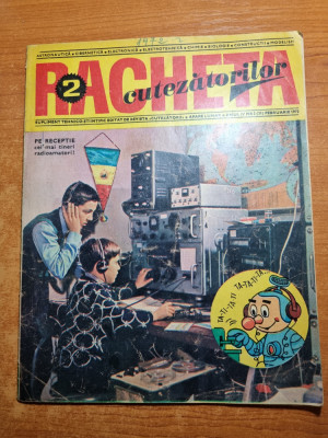 revista racheta cutezatorilor februarie 1972 foto