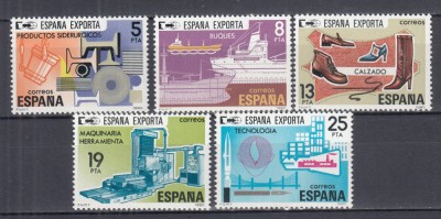 SPANIA 1980 PRODUSE EXPORT SERIE MNH foto