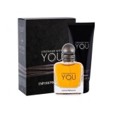 Set cadou Giorgio Armani Stronger With You pentru bărbați EDT 50 ml + 75 ml gel de duș