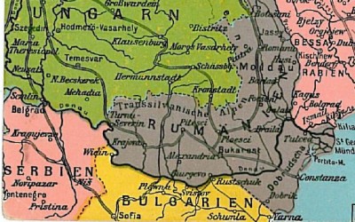 566 - MAP Botosani, Iasi, Barlad, Husi, Tulcea, Ploiesti - old postcard - unused foto