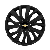 Set 4 capace roti 15 inchi (R15) compatibile CHEVROLET, Model - 345 Black, Autohelix MSA