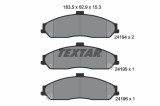 Set placute frana TEXTAR 2419401