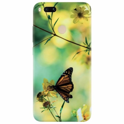Husa silicon pentru Xiaomi Mi A1, Butterfly foto