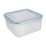 Caserola pentru alimente MagicHome Lunchbox Q830, 3000 ml, patrata, cu clipsuri