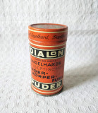Cutie veche de colectie Dialon, cutie medicamente pudra pentru copii