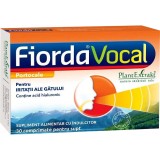 Fiorda Vocal pentru Iritatiile Gatului cu Aroma de Portocale 30cpr