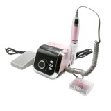 Aparat de manichiură și pedichiură BSDQ-613 Bee Nails, 45000 rotații și 65 wați, Roz