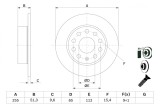 BOSCH 0 986 479 099 Disc frana