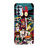 Husa compatibila cu Oppo Reno 4 Lite model Old cartoons Part 4, Silicon, TPU, Viceversa, Transparent, Carcasa