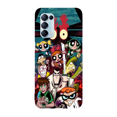 Husa compatibila cu Oppo A72 model Old cartoons Part 4, Silicon, TPU, Viceversa foto