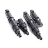Set Conector MC4 Y PNI, Splitter Cablu Solar 4-6mm, Mama-Tata, Panouri Fotovoltaice, 30A, 1000V, IP67