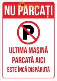 Indicatoare nu parcati aici