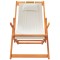 Scaune pliante 2 buc. Material crem - 4