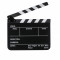 Clacheta Black-White clapperboard din plexiglas pentru studio de filmare