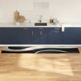 vidaXL Covor de bucătărie Other Valuri 60 x 300 cm Catifea