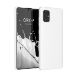 Husa pentru Samsung Galaxy A71, Silicon, Alb, 51208.48, Carcasa, Kwmobile
