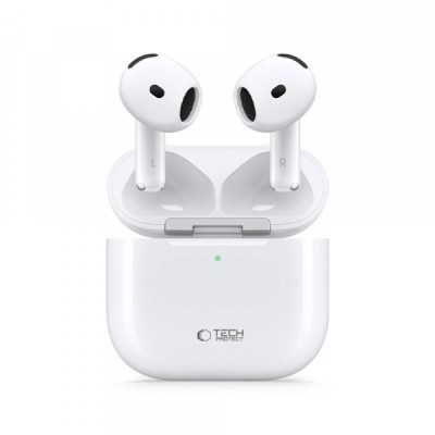 Handsfree Bluetooth Tech-Protect Ultraboost Core 2, TWS, Alb foto