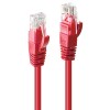 Cablu Lindy 2m Cat.6 U/UTP, Red
