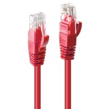 Cablu Lindy 2m Cat.6 U/UTP, Red