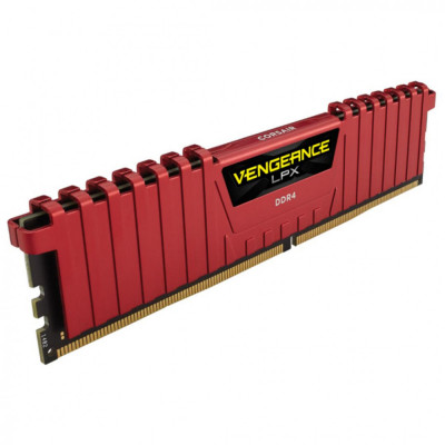 Memorie RAM Corsair Vengeance LPX Red 8GB DDR4 2666MHz CL16 foto