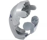 Cumpara ieftin Aparat Masaj Capilar Relaxare cu Vibratii LY-617E, 8 Trepte, USB/Baterii/Priza, Gri, Stimulare Circulatie, Reducere Dureri de Cap, Stres