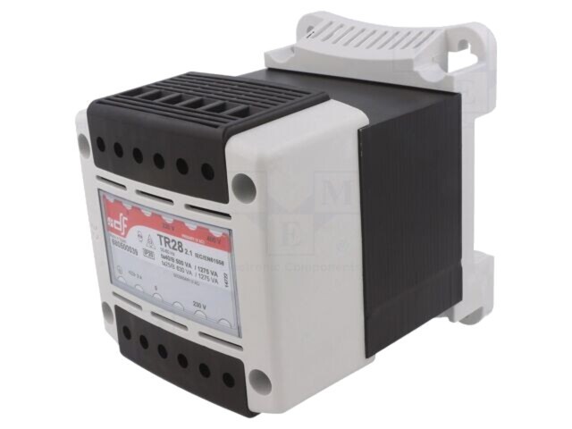 Transformator DF ELECTRIC 500VA 230/400V pentru șină DIN IP20