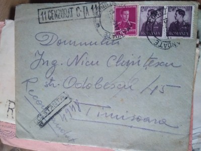 Plic timbrat in perioada interbelica , Regele Mihai I foto