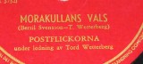 PLACA PATEFON GRAMOFON - MUSICA - VALS - VEZI POZE
