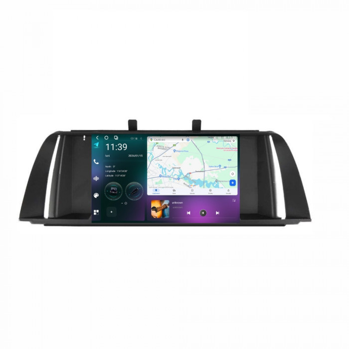 Navigatie dedicata cu Android BMW Seria 5 (F10) 2009 - 2012, 12GB RAM, Radio