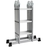 Vorel 17704 - Scara constructii articulata 3.4 m 150 kg 3 trepte tronson