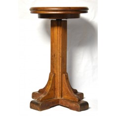 Scaun ajustabil / rotativ din lemn pentru pian - Biedermeier - secol XIX