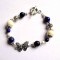 Bratara lapis lazuli si coral alb, bratara femei 32739