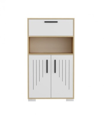 Dulap multifunctional, Stejar-Alb, 72 &amp;times; 35 &amp;times; 1236 cm foto