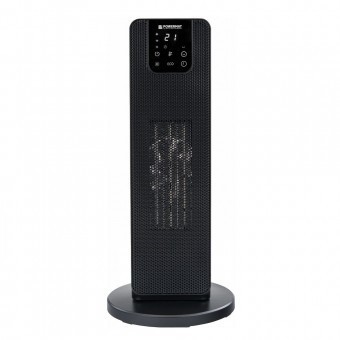 Radiator turn, 2 trepte de putere 1000/2000 W, Telecomanda, Oscilatie, Afisaj LCD foto