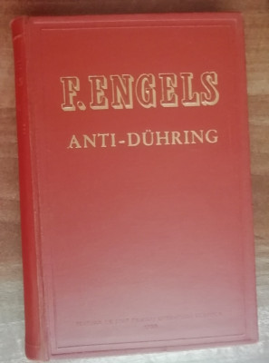 myh 311 - Friedrich Engels - Anti - Duhring - ed 1955 foto
