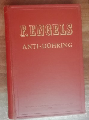 myh 311 - Friedrich Engels - Anti - Duhring - ed 1955 foto