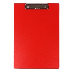 Clipboard EVOffice A4 din Carton Plastifiat Simplu, Culoare Rosie - Mapa Documente foto