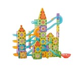 Labirint magnetic educativ pentru copii, 226 piese, 5.5 cm