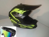 Cumpara ieftin Cască Full Face Moto Cross ATV Enduro Mountain Bike Policarbonat ABS Marimi S M L XL