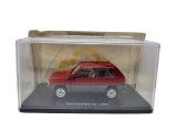Macheta 1980 Fiat Panda 45 Red/Grey 1:24 replica metal