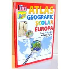 ATLAS GEOGRAFIC SCOLAR EUROPA de NICOLAE CRUCERU , 2017