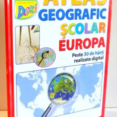 ATLAS GEOGRAFIC SCOLAR EUROPA de NICOLAE CRUCERU , 2017