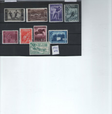 timbre romania 1932-1937 foto