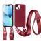 Husa din silicon Vrupin pentru iPhone 13 + 2 folii de protectie pentru ecran, rosu - RESIGILAT
