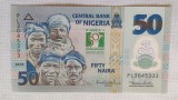 Bancnota Nigeria 50 Naira 2010 Polimer, Comemorativă - Bancnote Străine Africa