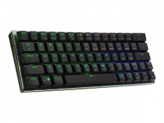 Tastatura Gaming Mecanica Cooler Master SK622 Wireless Bluetooth 4.0 RGB Low Profile Cherry MX RED US Space Grey foto