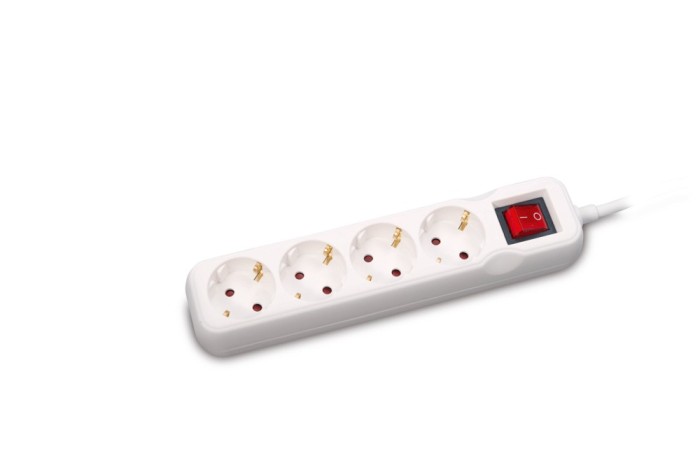 Prelungitor 1.5m 4 prize cu CP cu intrerupator