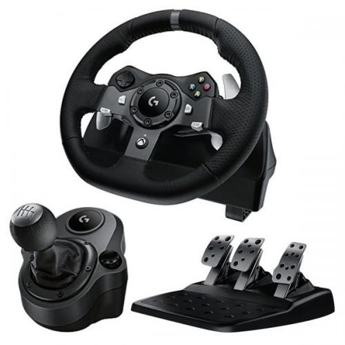 Volan LOGITECH Driving Force G920 PC/ Xbox One + schimbator, Volane si  pedale | Okazii.ro