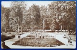 Bucovina - 1931 - Cernauti - Gradina Publica - tip fotografie, animata, circulata la Timisoara, 2 timbre intacte, stampile lizibile, Agentia Hachette